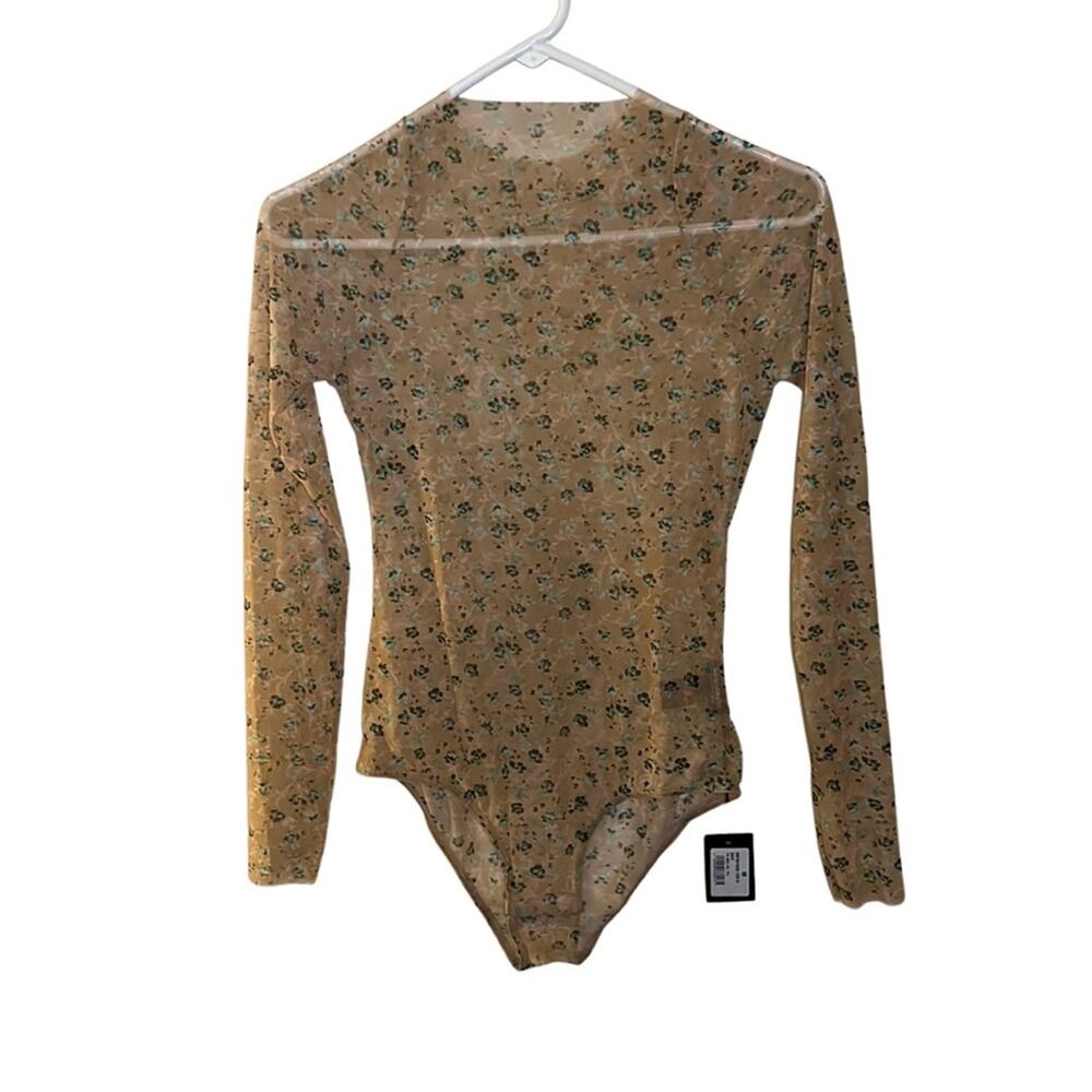 DSQUARED2 Sheer Floral Lingerie Bodysuit Size M